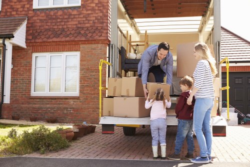 Same day removals team preparing an urgent move in Kingston