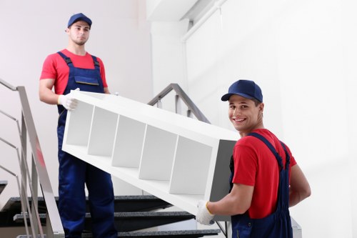 Removal van helping with a residential move in Kingston