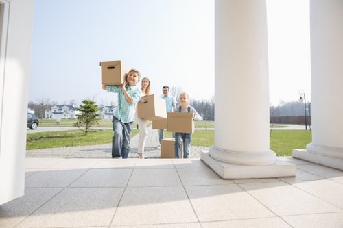 House removalists preparing a Kingston home move