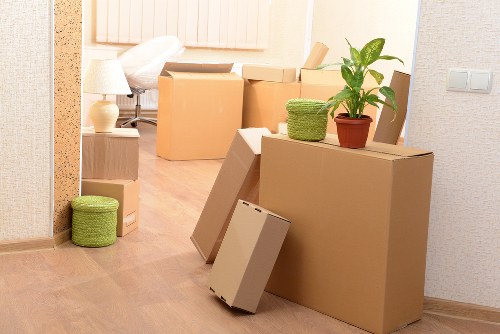 Local movers loading business items for relocation in Kingston