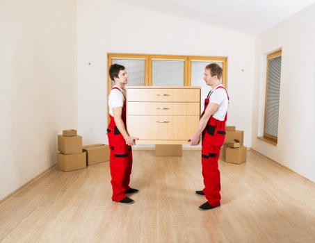 Payment and invoice details related to a moving service agreement